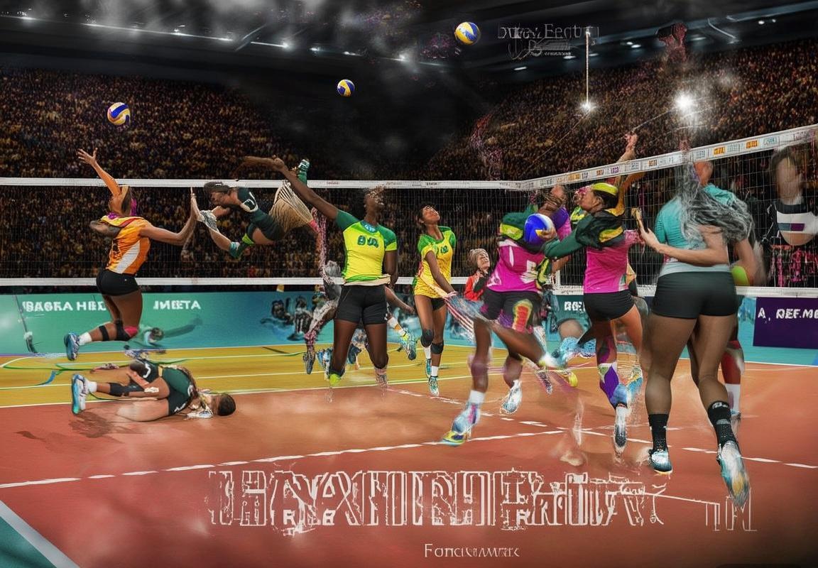 女排巅峰对决：巴西VS肯尼亚，激情碰撞下的文化盛宴